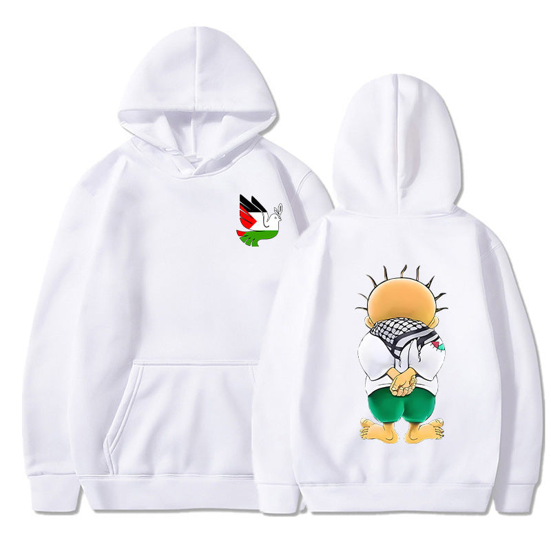 Peace Dove Hoodies Fashion Graphic Printed Sweatshirt.