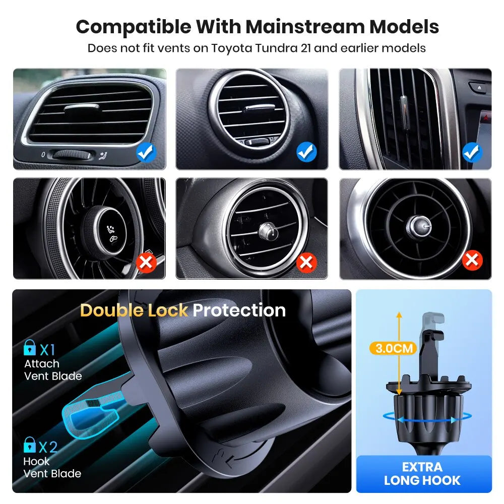 Car Phone Holder Mount, TOPK 2023 Upgrade