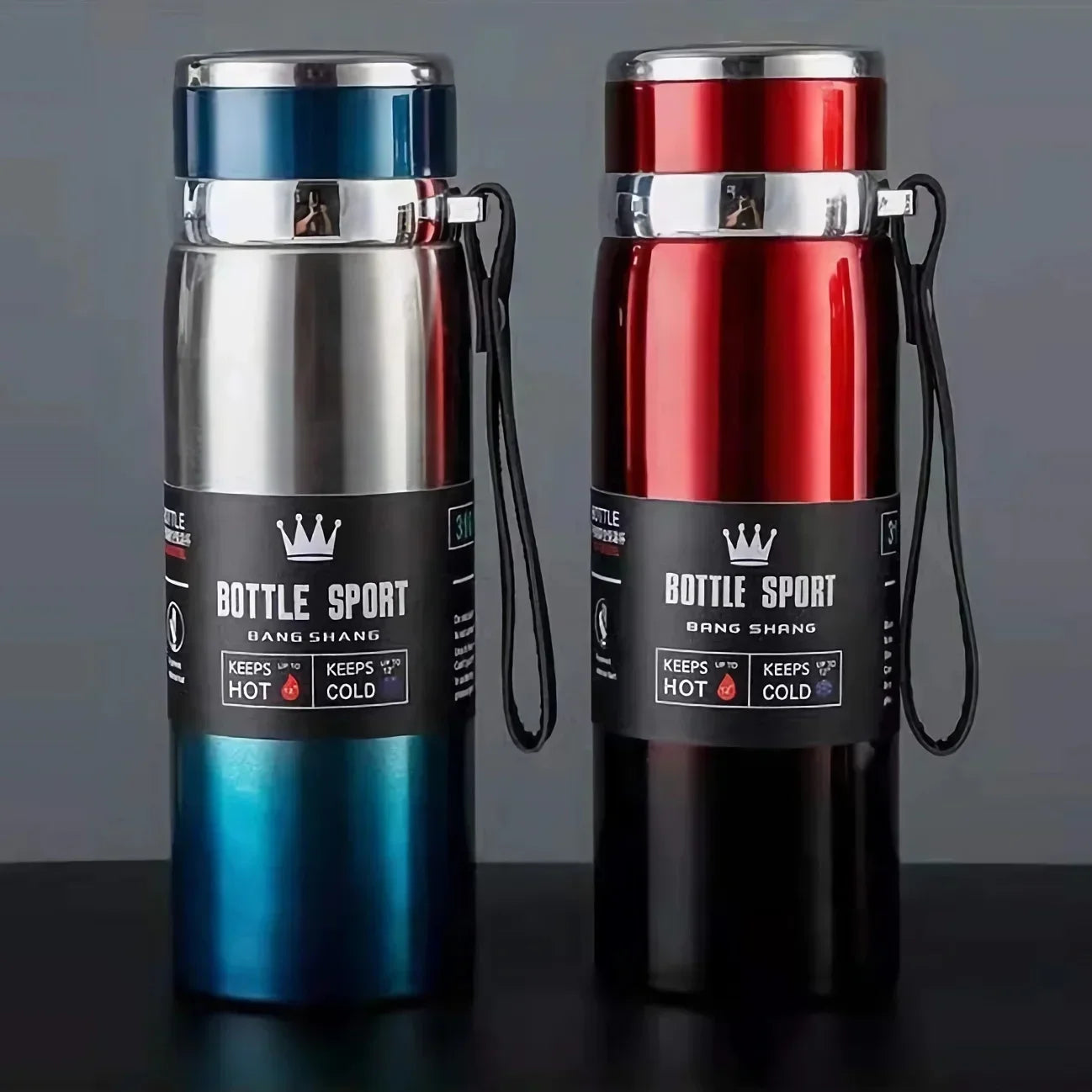 316 stainless steel thermos cup portable sling travel kettle large capacity outdoor sports kettle batch