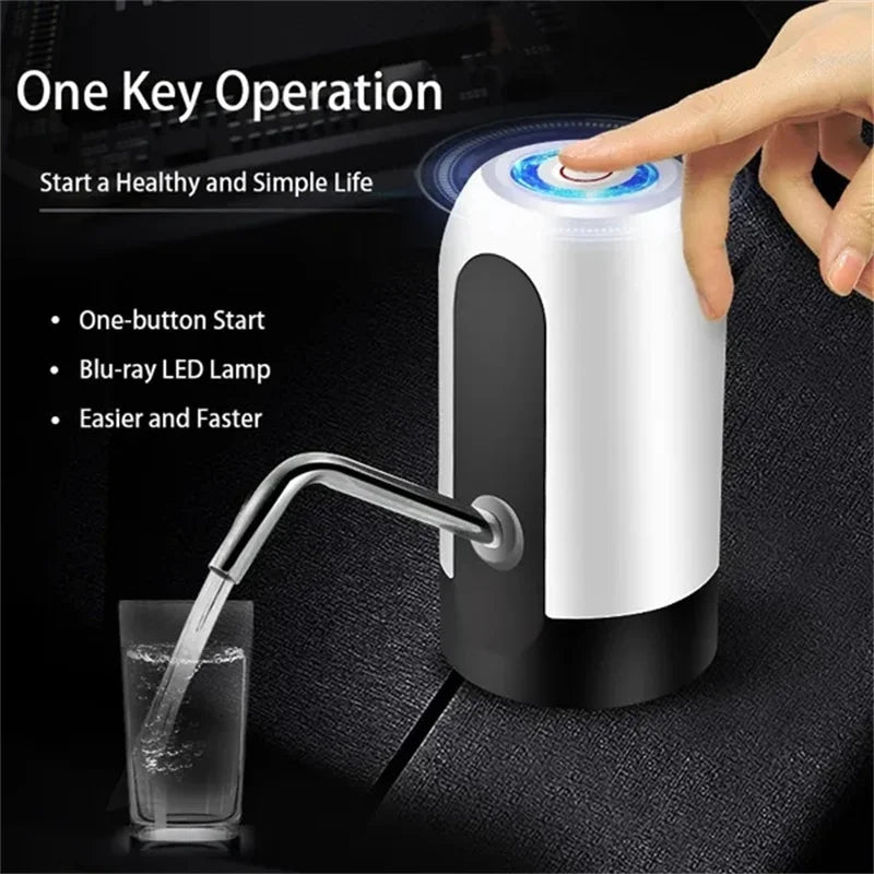 Water Bottle Pump USB Charging Automatic Electric Water Dispenser