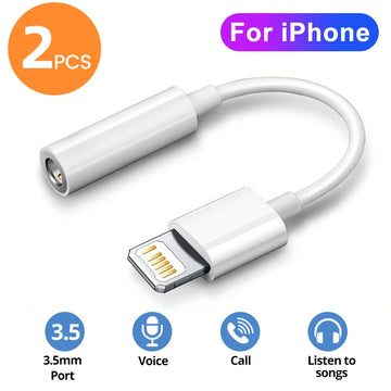 For Lighting Headphone Adapter for IPhone 11 12 13 14 Pro Max 12Mini SE 2020 XS XR X 8 7