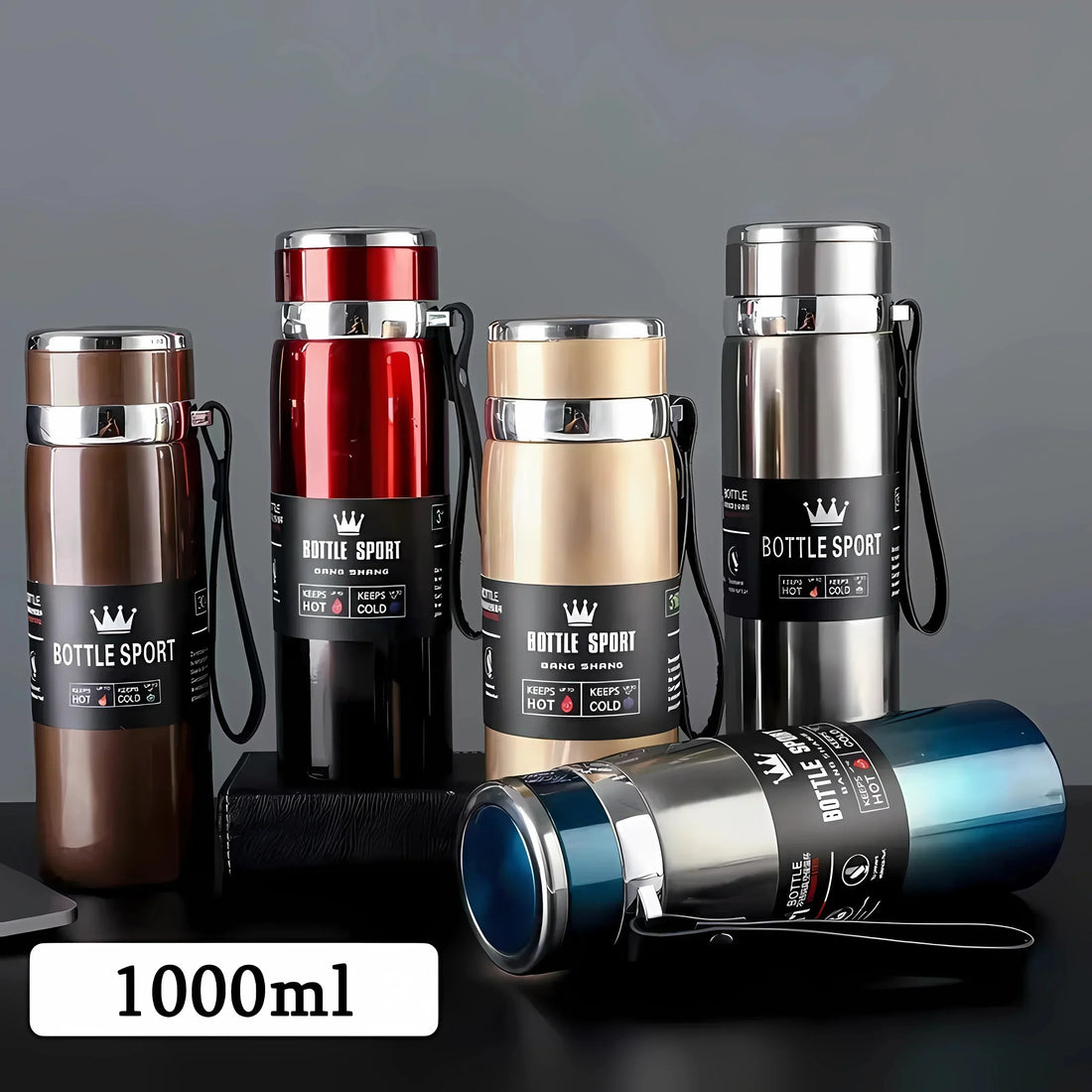 316 stainless steel thermos cup portable sling travel kettle large capacity outdoor sports kettle batch