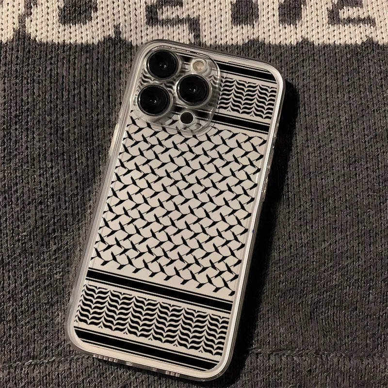 Keffiyeh Phone Case For iPhone 16 15 14 13 12 11